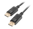 LANBERG DisplayPort M/M 4K 1,8M kábel čierny