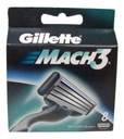 Gillette Mach 3 Náhradné žiletky 8 ks