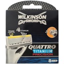 Vložka do žiletky Wilkinson Sword Quattro 8 ks (M) P2