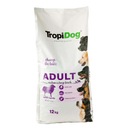 TropiDog Premium Adult M/L krmivo pre psov Lamb&Rice Jahňacia ryža 12kg