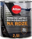 Altax Farba na kov ON RUST 2,5L antracitová polomatná