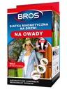 Bros Moskytiéra 100x220 cm biela s magnetom