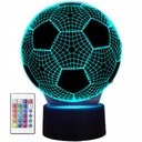 FUTBALOVÉ 3D LED NOČNÉ LAMPY FARBY + DIAĽKOVÉ OVLÁDANIE