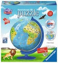 3D puzzle 180 dielikov. Globe v angličtine