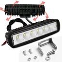 PRACOVNÁ LAMPA 18W PANEL 6 LED HALOGÉN 12V 24V