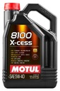 MOTUL MOTUL OLEJ 5W40 4L 8100 X-CESS / A3/B4 / 502,00 505,00 / 229,5 226,5