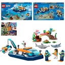 LEGO City Loď čln + ponorka + 3 figúrky 60377