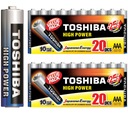 Alkalické batérie TOSHIBA LR03 AAA 40 ks