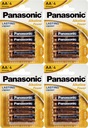 Alkalická batéria Panasonic AA (R6) 4 ks x4