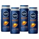 NIVEA MEN pánsky sprchový gél set 4x500ml