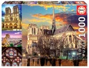 PUZZLE 1000 NOTRE DAME CATHEDRAL PARIS COLLAGE EDUCA