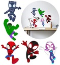 NÁLEPKY SPIDEY SPIDERMAN NA STENU LAPTOPU 17CM