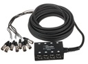 15 m viacžilový XLR kábel Stagebox