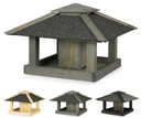 WOODEN BIRD HOUSE kŕmidlo s dávkovačom