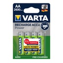 Batéria Varta Power AA 2600mAh - 4 ks LR6