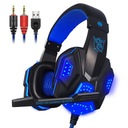 GAMING HEADSETS pre hráčov JACK LED