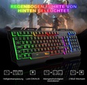 WisFox Mechanical Keyboard LED Anti-ghosting PC