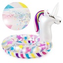 FAREBNÉ nafukovacie koleso Unicorn s GLITTER PEGASUS