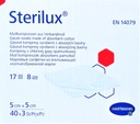 HARTMANN Sterilux 5cm x 5cm 120ks. voľnobeh 17n 8w