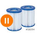 Filter pre filtračné čerpadlo typu II - 2 PCS Bestway