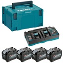 MAKITA POWER SADA 40V XGT BL4080Fx4+DC40RB