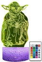 3D LED USB LAMPA STAR WARS YODA STAR WARS