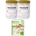 KENDAMIL Premium Batoľacie mlieko 4 (2x 1kg) +1x BEBEM Bambusové plienky XL 6