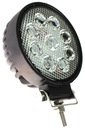 9LED pracovná lampa 27W, profesionálna, 12/24V