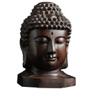 2,36'' drevená socha Šákjamuniho 6 cm drevená Budha