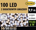 Žiarivky BULINEX 100LED zimná biela/c.biela doplnková.