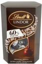 1x200g LINDT Lindor Pralinky extra tmavé 60%