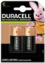 2x Duracell R14 C 3000mAh 1,2V NiMH batérie