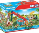 PLAYMOBIL CITY LIFE 70987 Pool Party so šmykľavkou