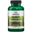 Swanson Damiana Leaf 510 mg LIBIDO 100 kapsúl