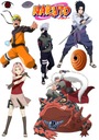 NARUTO Oblátka Postavy Sugar Print A4