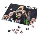 Puzzle + MESSI futbalový športový darček A4 110 ks