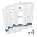 Maska Clarena Sleeping Collagen Mask Pleťové masky 4 ks