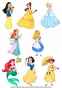 Vytlačiť CUKROVÁ PASTA DISney Princesses