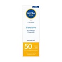 NIVEA SUN Sensitive Ochranný krém na tvár pre citlivú pleť SPF50, 50ml