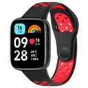 PÁSKA PRE XIAOMI REDMI WATCH 3 ACTIVE | ČIERNO-ČERVENÁ