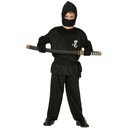 OUTFIT NINJA rytier bojovník čierny 140-146 cm