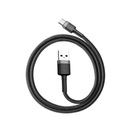 Kábel Baseus Cafule 2A 2m USB-C, sivý a čierny