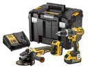 DEWALT COMBO KIT 18V (DCD796+DCG405) 2x5,0Ah TSTAK VI DCK2080P2T