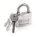 PADLOCK INOX NEREZOVÁ OCEL 50 MM PEVNÁ KVALITA!