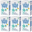 6x Nestlé LITTLE STEPS 3 ďalšie mlieko 500g