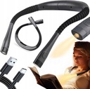 LED LAMPA NA ČÍTANIE NA KRKU FLEXIBILNÉ 9 REŽIMOV NABÍJACIE USB-C 50CM