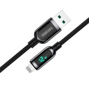 USB KÁBEL PRE IPHONE S MERAČOM PRÚDU 5A 12W QC