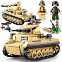 BLOKY TANK PZKPFW II ARMÁDA VOJENSKÉ +LEGO ZBRANE