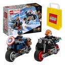 Motorky Black Widow a Captain America (76260)