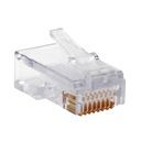 RJ45 zástrčka 8P8C UTP drôt 100 ks